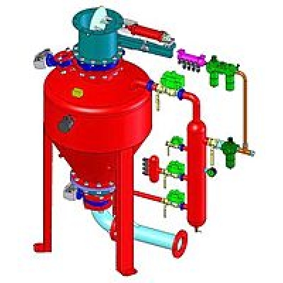 Double casing concentrated phase positive pneumati